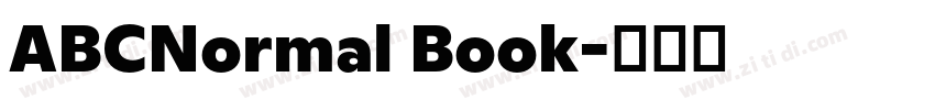 ABCNormal Book字体转换